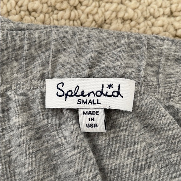 Grey Splendid Cotton Skirt - Picture 4 of 4